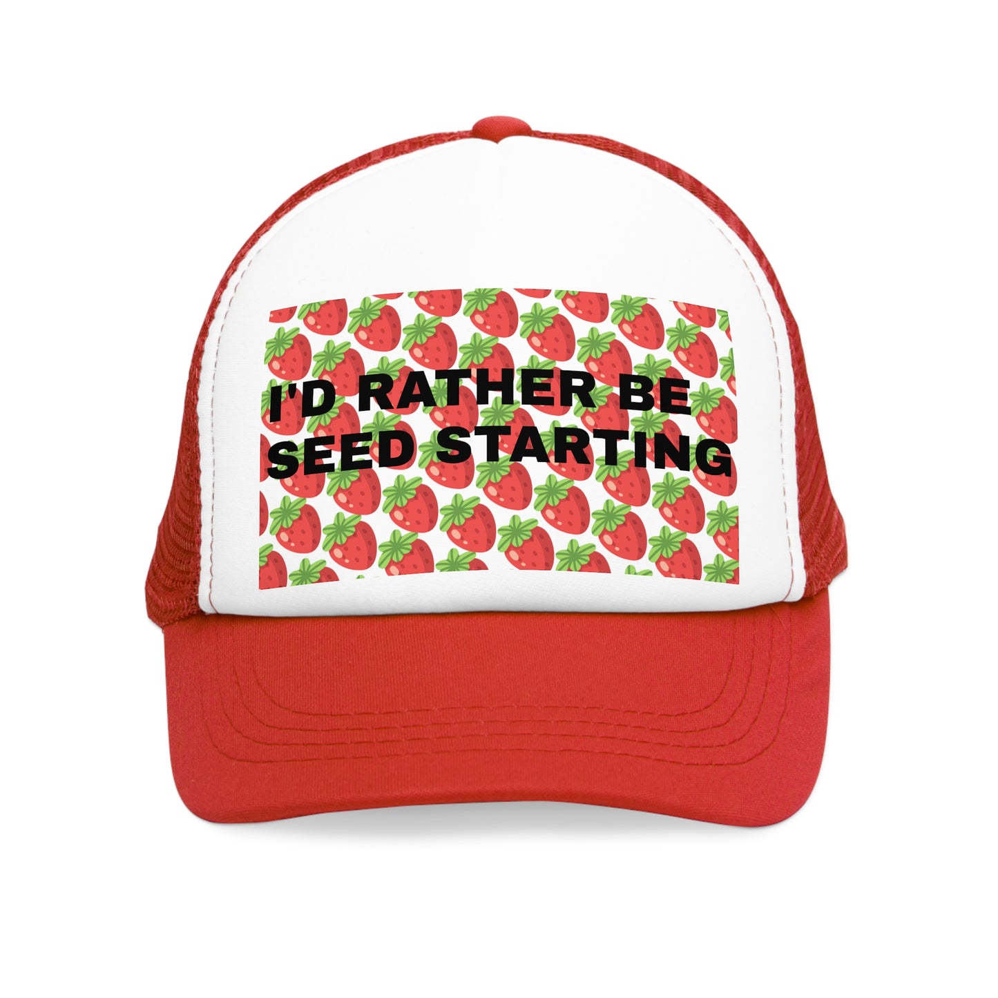 Red Strawberry Trucker Hat