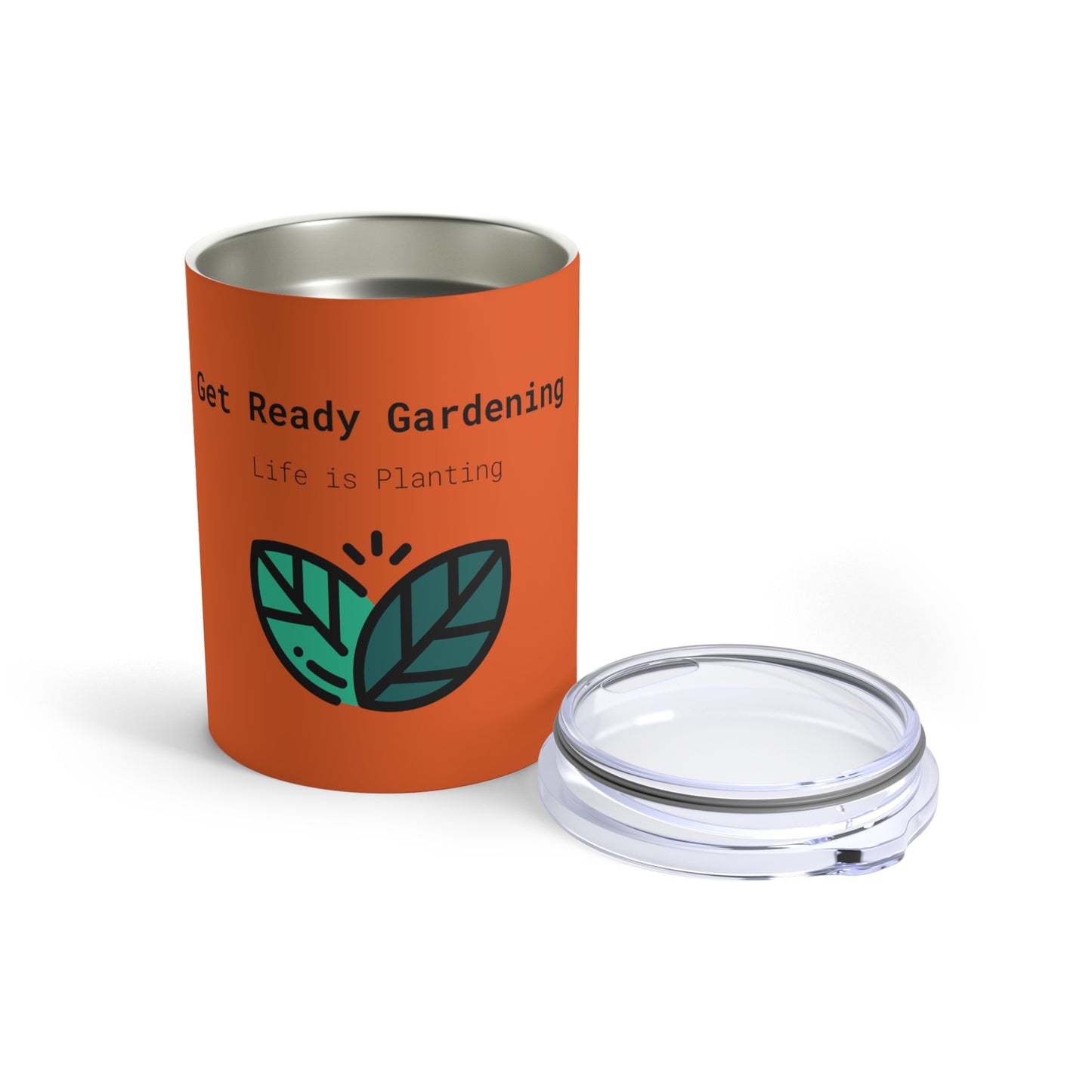 Get Ready Gardening 10oz Orange Tumbler